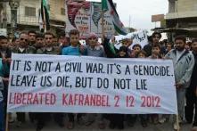 Protest Banner in Kaframbel